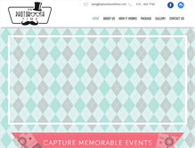 Tablet Screenshot of itsphotoboothtime.com